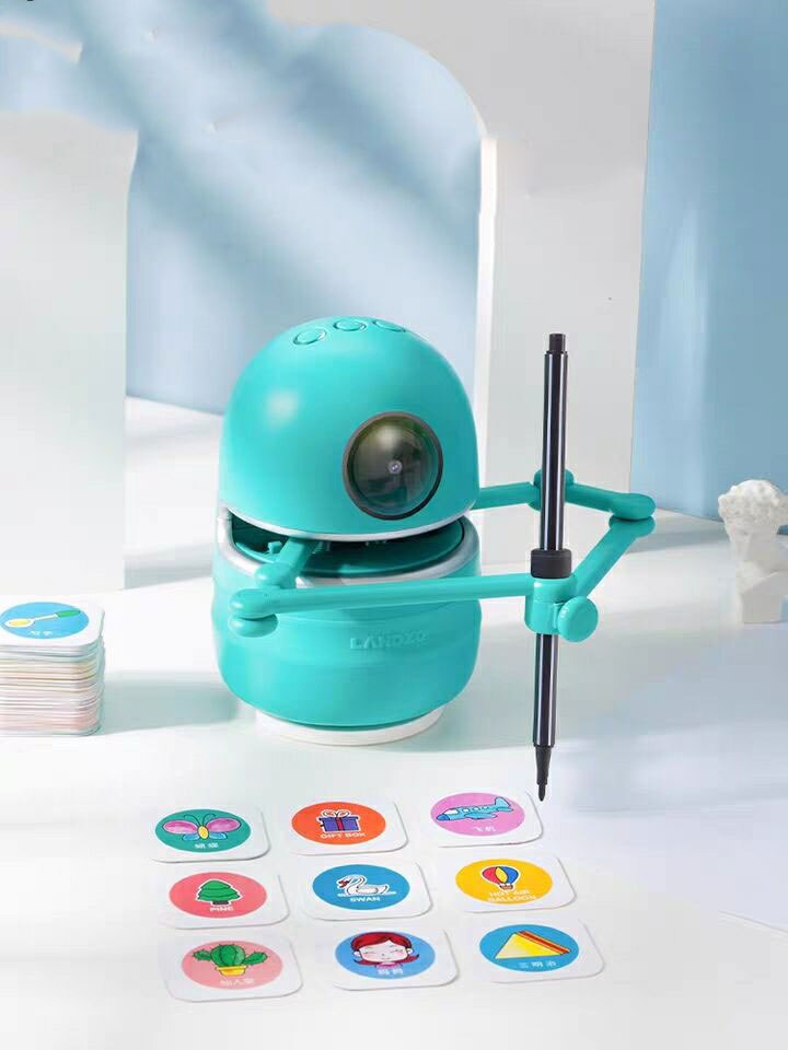 Multiple Themes Pictures Drawing Robots Technology  Kids Automatic Painting Learning Art Training Machine Intelligece Toy